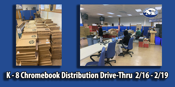 Chromebook Distribution Drive-Thru Reminder
