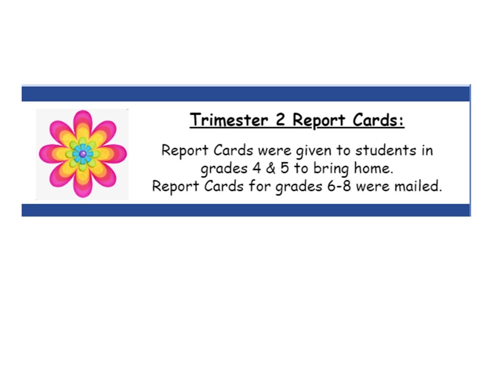 Trimester 2 Report Cards