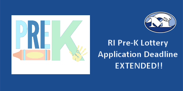 RI Pre-K Lottery Application Deadline Extended!