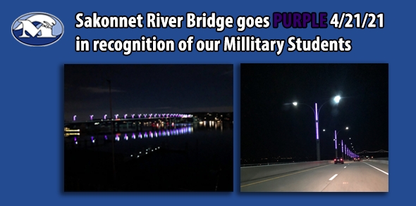 Sakonnet River Goes Purple